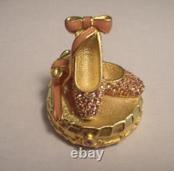 1999 Estee Lauder Solid Perfume Compact Ballet Slippers Mint