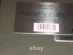 2000 ESTEE LAUDER Cherry Pie Solid Perfume COMPACT White Linen