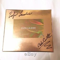 2000 Estee Lauder Pleasures Sparkling Mermaid SIGNED BOX Solid Perfume Compact