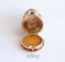 2001 Estee Lauder Beautiful Circus Tent collectible compact with solid perfume