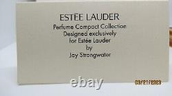 2002 Estee Lauder Romantic Edition Jay Strongwater Solid Perfume Compact