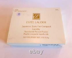 2003 Estee Lauder JAPANESE TSURU FAN Lucidity Powder Compact