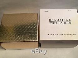 2003 Estee Lauder TAJ MAHAL Beautiful Solid Compact BOX Pouch