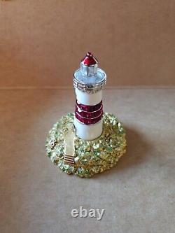 2004 ESTEE LAUDER Lighthouse Swavorski Solid Perfume COMPACT Beautiful