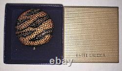 2005 Estee Lauder CRYSTAL TWINKLING TIGER Lucidity Powder Compact NEW OLD STOCK