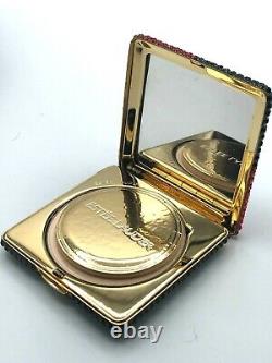 2005 Estee Lauder Powder Compact Lucky Suits Jeweled With Lucidity Powder