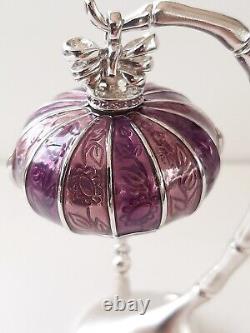 2005 Estee Lauder Purple Royal Lantern Solid Perfume Compact RARE