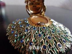 2006 Estee Lauder BEAUTIFUL GLORIOUS PEACOCK Solid Perfume Compact