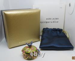 2006 Estee Lauder Beyond Paradise Bird In Bloom Strongwater Perfume Compact