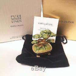 2007 Estee Lauder Jay Strongwater Magnificent Bonsai Tree Solid Compact BOX