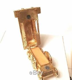 2008 Estee Lauder Antique Train Solid Perfume Sensuous NOS Box