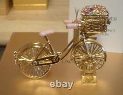 2008 Estee Lauder Jay Strongwater Solid Perfume Compact Spirited Bike Ride MIB