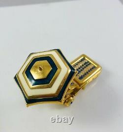 2008 Estee Lauder Solid Perfume Compact Jewelled Beach Lounge Chair withUmbrella
