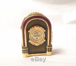 2009 Estee Lauder Jay Strongwater Jeweled Jukebox Solid Perfume Compact
