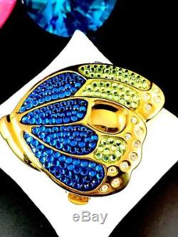 Amazing Estee Lauder Brilliant Butterfly Compact 2000 Glitter Bugs Collection
