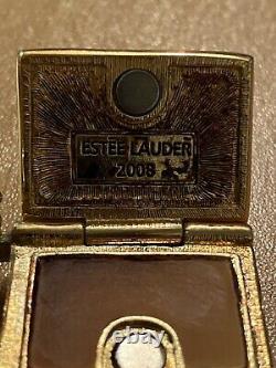 Collectors RARE Estee Lauder 2008 Solid Perfume Compact Brilliant Beach Chair