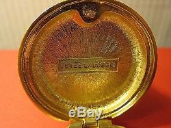 ESTEE LAUDER 1981 Ivory Series IMPERIAL PRINCES solid Perfume compact Box/empty