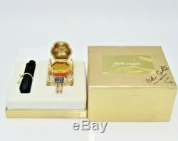 ESTEE LAUDER 2000 Cinderella Coach Solid Perfume Compact AUTOGRAPHED Retail $375