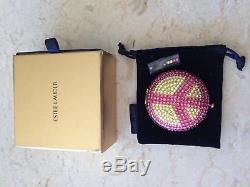 ESTEE LAUDER Crystal PEACE SIGN Pressed Powder Compact Lucidity NEW & RARE