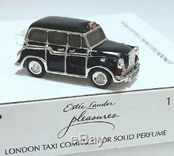 ESTEE LAUDER HARRODS 1 of 300 LONDON TAXI SOLID PERFUME COMPACT /Orig BOXES MIBB