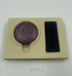 ESTEE LAUDER Lucidity POWDER COMPACT 2003 AFRICAN NIGHTS NIB Purple Rhinestones