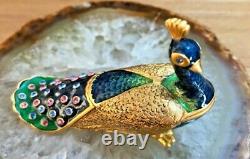 ESTEE LAUDER `PEACOCK `Compact for Solid Perfume 2003