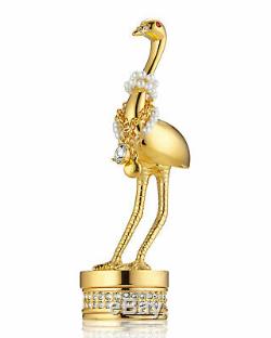 ESTEE LAUDER Pleasures Solid Perfume Exotic Bird Gold Compact NeW in BoX