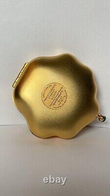 ESTEE LAUDER Powder Compact Lucidity Prince Charming FROG on Lily Pad NEW