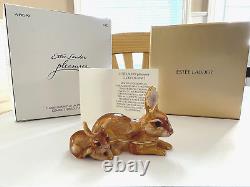 ESTEE LAUDER SOLID PERFUME COMPACT 2009 CUDDLY BUNNIES by JAY STRONGWATER