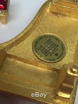 Estate Estee Lauder Grand Piano & Bench Dazzling Gold Solid Perfume Compact 1999