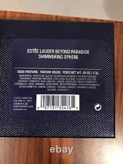 Estée Estee Lauder Beyond Paradise 2000 Shimmering Sphere Solid Perfume Compact