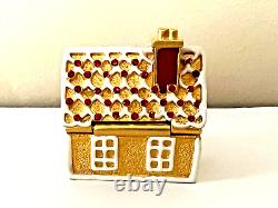 Estee Lauder 2000 Gingerbread House Solid Perfume Compact Pleasures