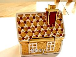 Estee Lauder 2000 Gingerbread House Solid Perfume Compact Pleasures