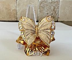 Estee Lauder 2000 Perfume Compact Enchanted Butterfly Beautiful Fragrance