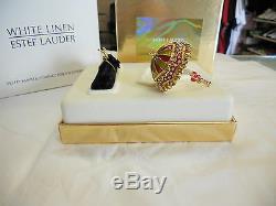 Estee Lauder 2000 Solid Perfume Compact Pretty Parasol Mibb Full