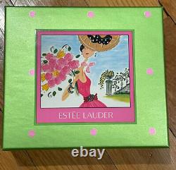 Estee Lauder 2000 Solid Perfume Enchanted Butterfly Compact Box And Pouch