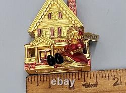 Estee Lauder 2001 Solid Perfume Compact Victorian Dollhouse Strongwater Design