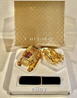 Estee Lauder 2003 Collectible Solid Perfume Compact Pleasures Stagecoach