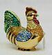 Estee Lauder 2004 Perfume Compact Bejeweled Rooster Judith Leiber Mibb Intuition
