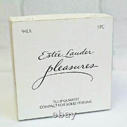 Estee Lauder 2004 Solid Perfume Compact Tulip Quartet Stongwater MIBB Pleasures