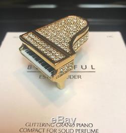 Estee Lauder 2007 Glittering Piano Solid Perfume Compact