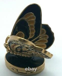 Estee Lauder 2007 Solid Perfume Jeweled Butterfly Compact Limited Edition Series