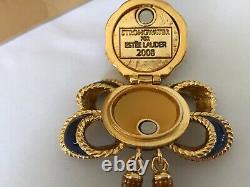 Estee Lauder 2008 Passementerie Bow Solid Perfume Compact Mib Jay Strongwater