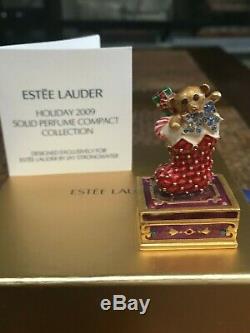 Estee Lauder 2009 Beautiful Holiday Stocking Solid Perfume Compact