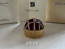 Estee Lauder 2014 Pleasures Solid Perfume Compact Delectable Bon Bon Mib