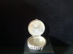 Estee Lauder Aliage Jade Button Box Compact for Solid Perfume 1977 empty