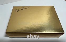 Estee Lauder All the Buzz Hummingbird Compact box signed by Lauder Never used