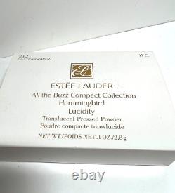 Estee Lauder All the Buzz Hummingbird Compact box signed by Lauder Never used