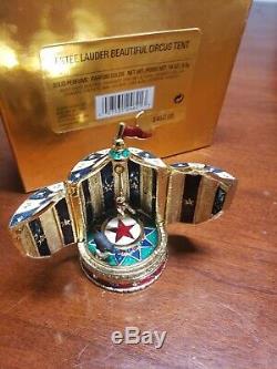 Estee Lauder BEAUTIFUL CIRCUS TENT Solid Perfume Compact with Pouch NIB