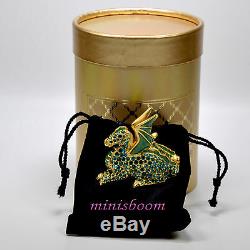 Estee Lauder BEAUTIFUL MAGIC DRAGON Compact for Solid Perfume 1999 New in Box